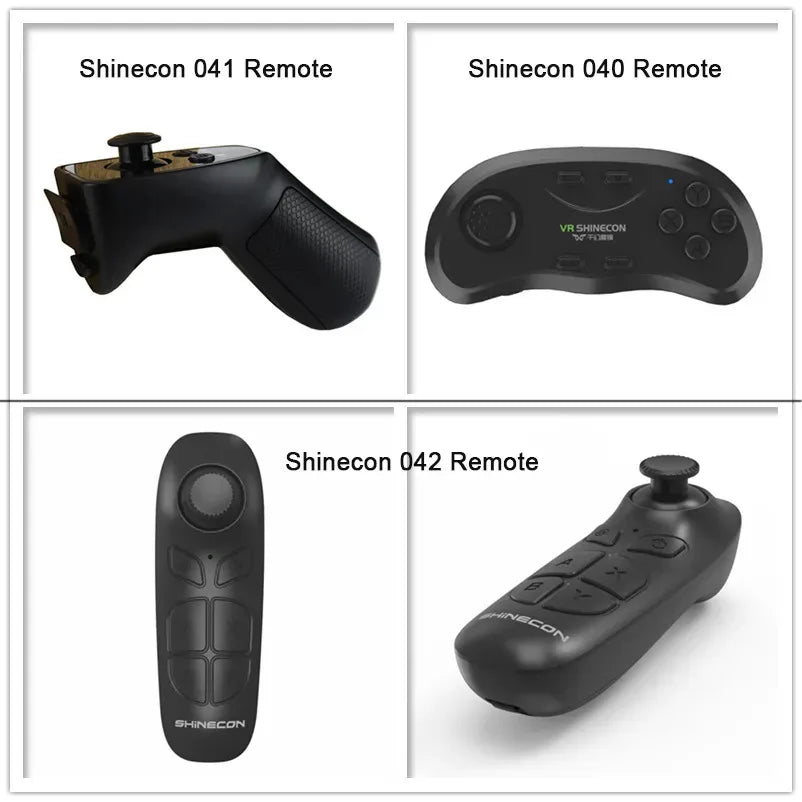 Shinecon Virtual Reality Stereo Helmet Headphone 6.0 VR Version 3D Headset with Remote Control for IOS Android