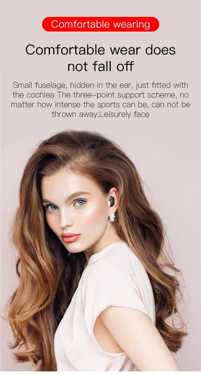 TWS Bluetooth Headset Wireless Earbuds E6S Noise Cancelling Earphones with Microphone Headphones