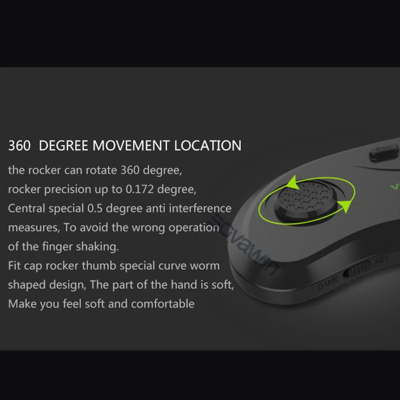 Shinecon Virtual Reality Stereo Helmet Headphone 6.0 VR Version 3D Headset with Remote Control for IOS Android