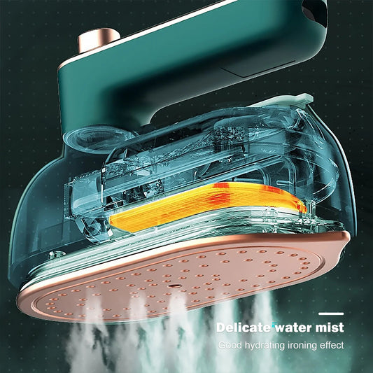 Mini Steam Iron Handheld Portable Garment Steamer Dry Wet Clothes Ironing Machine Home Travel Electric Steam Iron