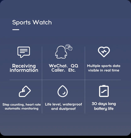 116plus Smart Watch Men and Women Full Touch Screen Sport Fitness Watch Man IP67 Waterproof Bluetooth For Ios Android Smartwatch